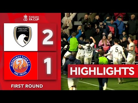 Extra-Time Drama Breaks Aldershot Hearts | Weston-super-Mare 2-1 Aldershot | Emirates FA Cup 2025-26