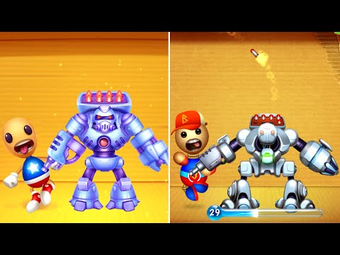 Kick the Buddy 2 Forever vs Buddyman Kick 2 Android Gameplay 2021 | Droid Buddybot