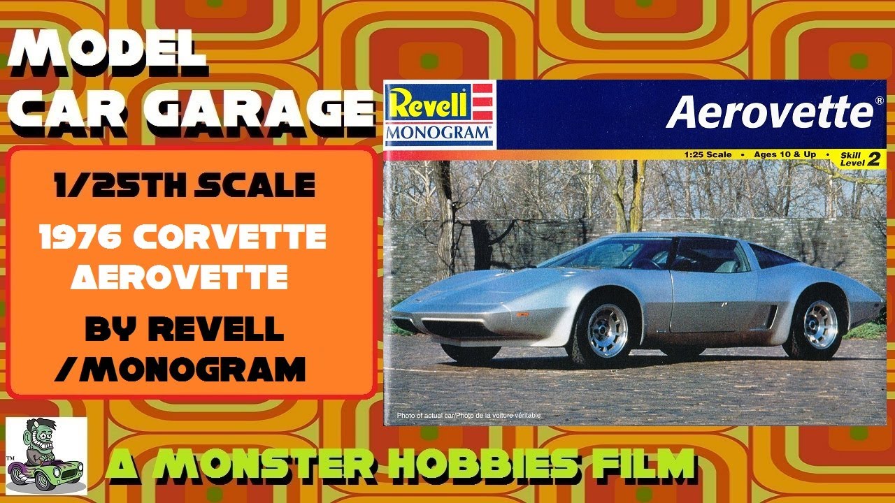 Model Car Garage - The 1976 Corvette Aerovette by Revell/Monogram - A Model Car Unboxing Video
