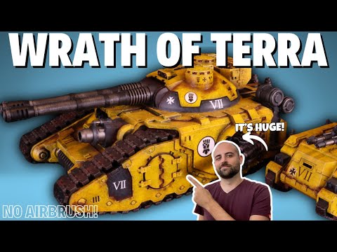 Fellblade Super-heavy Battle Tank Painting Tutorial-No Airbrush!