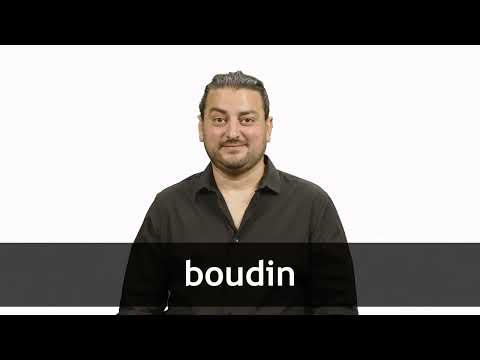 How to pronounce BOUDIN in French