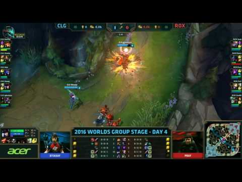 World Championship - CLG Vs. ROX - Bot Lane Play