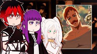 Sousou no Frieren React to Escanor || Nanatsu no Taizai - GC (🇺🇸/🇧🇷)