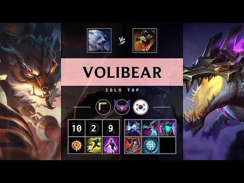 Volibear Top vs Renekton - KR Master Patch 25.21