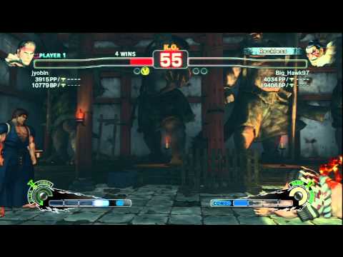 *6 STRAIGHT WINS - BEASTING* jyobln (Ryu) vs Big_Hawk97 (Honda) SSF4 AE 2012 1080p HD*