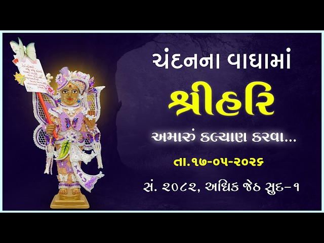 હરિકૃષ્ણ મહારાજ | ચંદનવાઘામાં શ્રીહરિ | અમારું કલ્યાણ કરવા...
