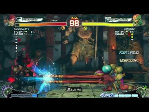 Acqua (Evil Ryu) vs BuriBRIO (Dhalsim) - AE 2012 Match *720p*