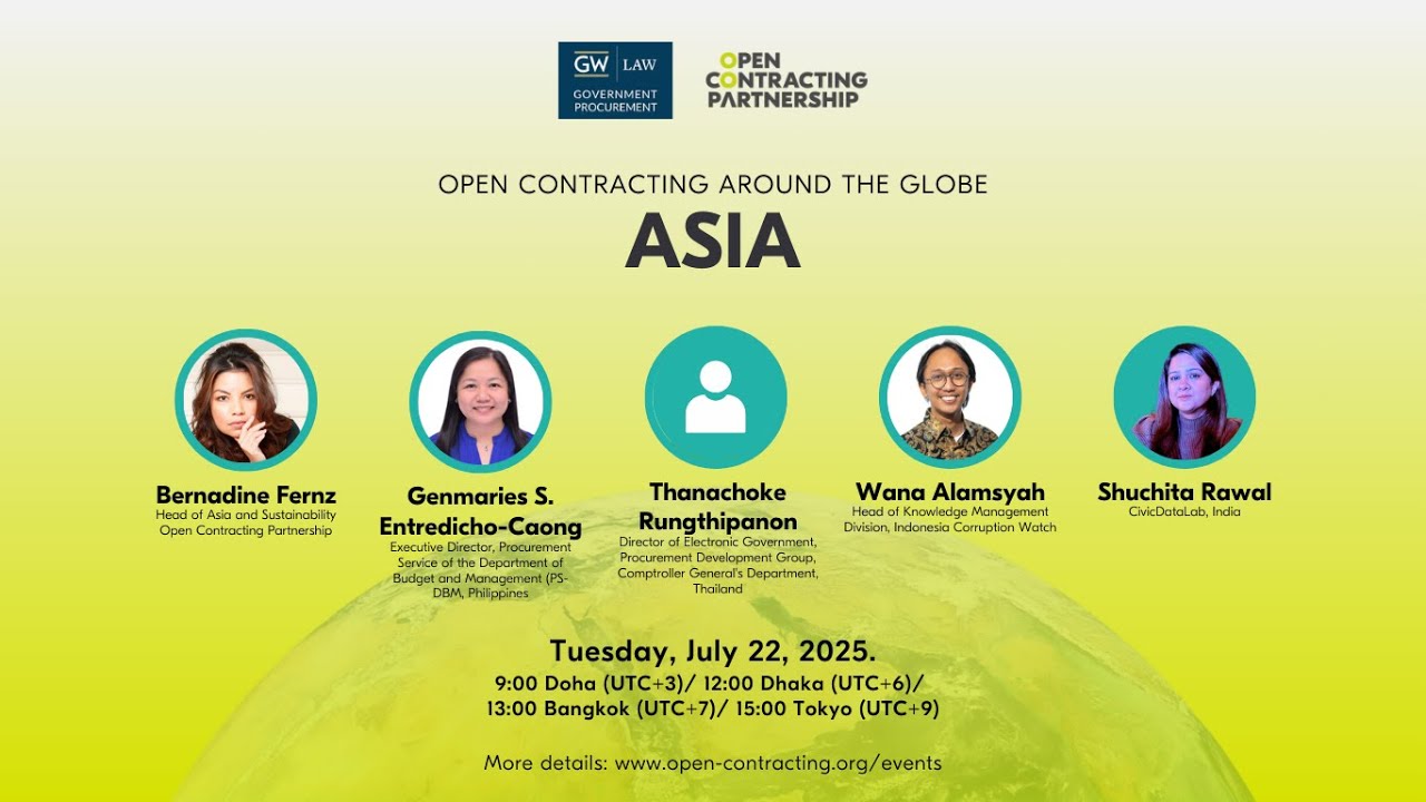 Open Contracting around the globe - Asia edition