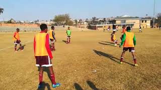 HP Stars U17's before the match