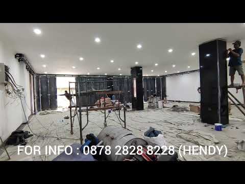 #154 REL PINTU GARASI BESI SLIDING MODEL FULL PANEL POWDER COATING