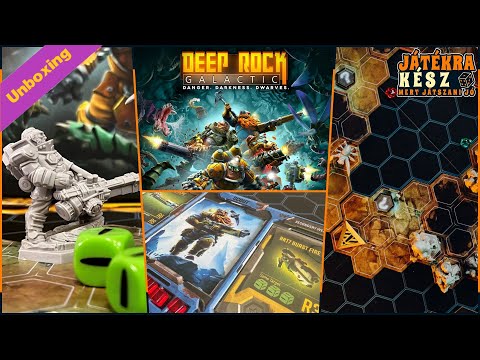 Deep Rock Galactic – Dobozbontás | Törpék, robbanások és kincs a mélyben! - Játékra kész / Play Right Away