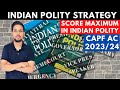 How To Study Polity For CAPF AC 2023 Score Maximum In Indian Polity How To Read Laxmikanth Fast