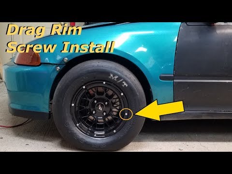 Drag Rim Screw Install