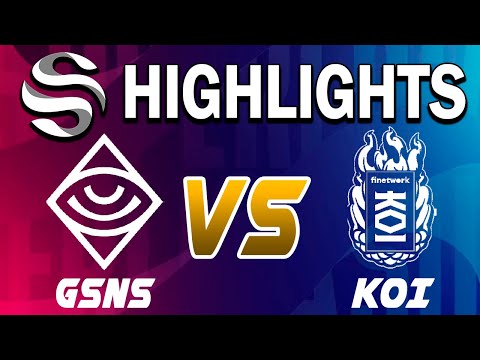 Guasones vs KOI Highlights - LEAGUE OF LEGENDS - SUPERLIGA - JORNADA 13