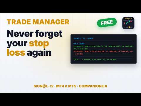 Video Signal12 Trade Manager MT4