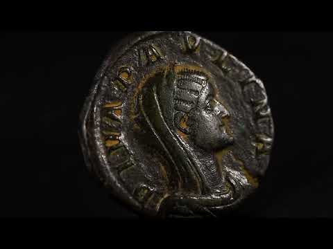 Moeda, Diva Paulina, Sestertius, 235-236, Rome, Rara, EF(40-45), Bronze, RIC:3