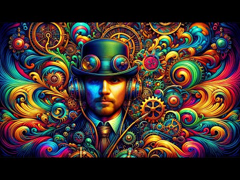 Psychedelic trance by DJ Nexxus 604 • 6 hours non-stop music vol.4 [AI trippy video]