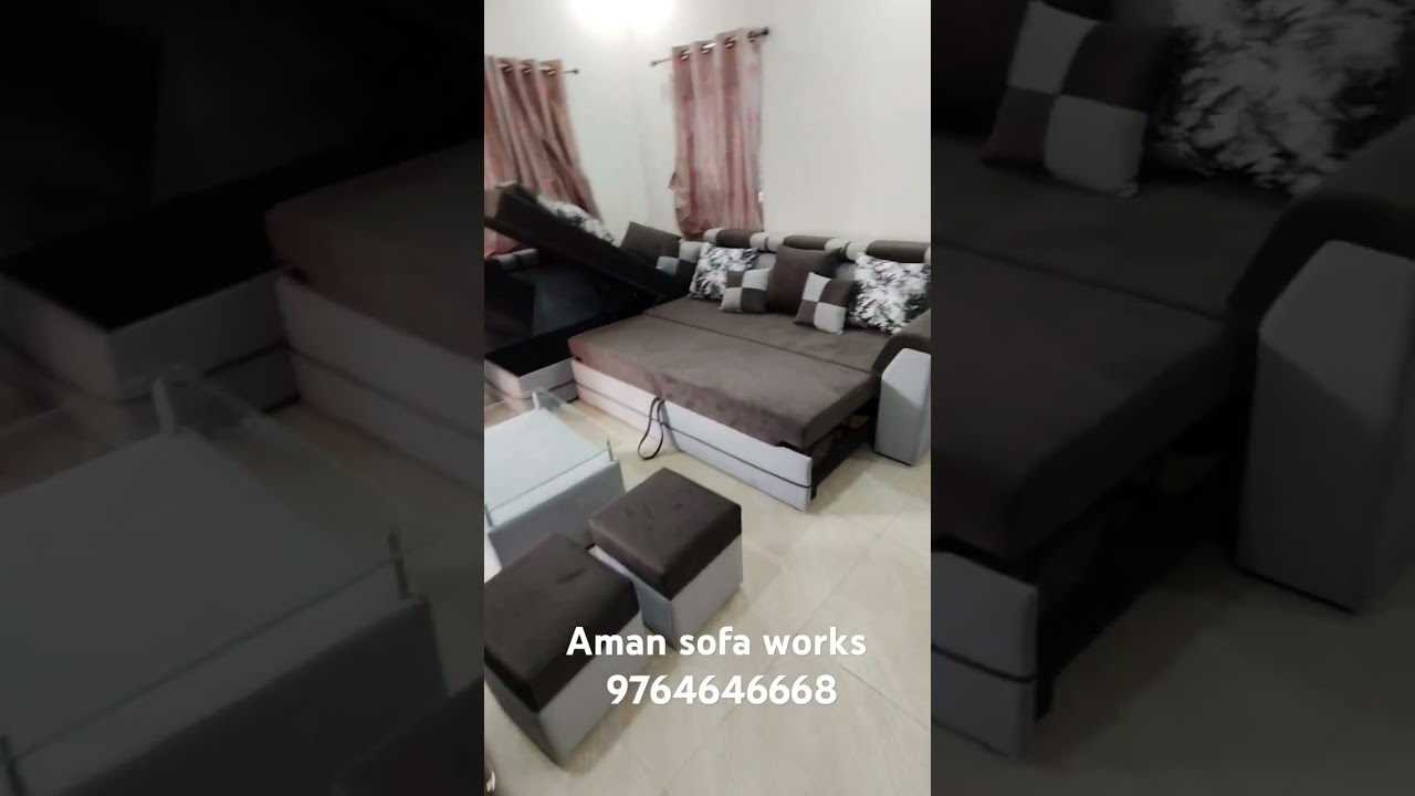 l shape sofa cum bed in nagpur affordable price