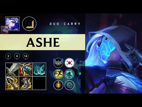 Ashe ADC vs Ezreal - KR Challenger Patch 25.24