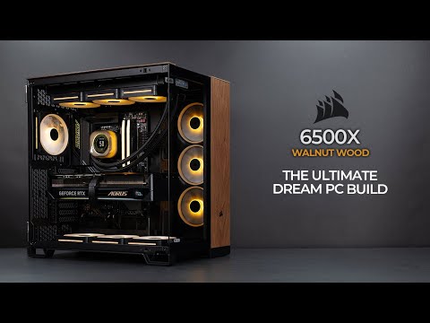 Ultimate Ryzen 9950X3D &amp; RTX 5080 Dream PC Build | Corsair 6500X Walnut Wood | TITAN RX LCD 360