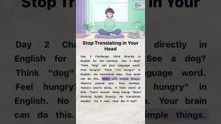 Stop Translating in Your Head | English Reading and Listening Practice #englishforbeginners #english