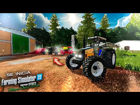 Farming Simulator 22 | Fazenda Ouro Verde | Implementos Novos + Trator Valmet 885s-premium 4x4 EP:03