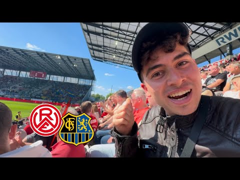 "EAST, EAST, EAST FRANCE" 🇫🇷🔥+ Great atmosphere | ROT WEISS ESSEN vs 1.FC SAARBRÜCKEN | Stadium vlog