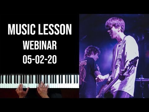 Lessons with Carlos (Webinar 05-02-20), Salsa PIano Tutorial, Blues in F with Voicings
