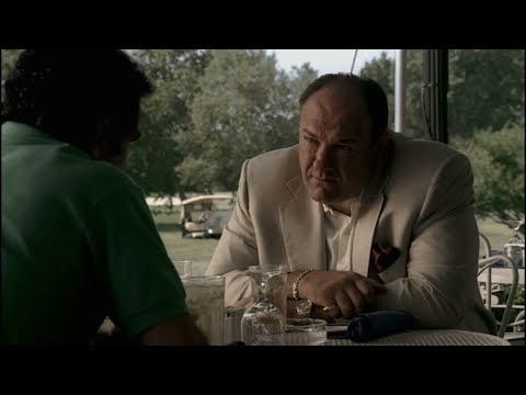 Tony And Little Carmine Lupertazzi Talk Leadership - The Sopranos HD
