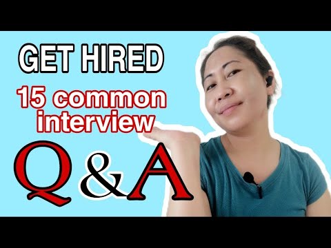 POSSIBLE QUESTIONS AND ANSWERS , EMPLOYERS INTERVIEW | konyang22tv
