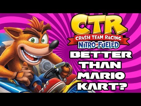 Crash Team Racing Nitro Fueled Review/Discussion: Is It Better Than Mario Kart? #CTR #CrashBandicoot