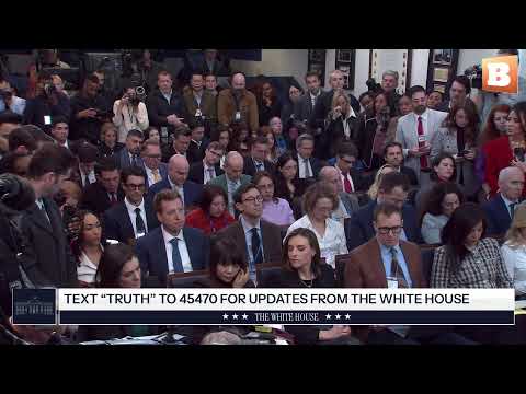 LIVE: Trump Press Secretary Karoline Leavitt Holds Press Conference at White House...