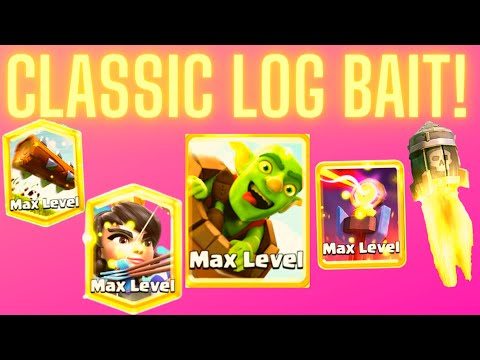 Clash Royale Ladder Pushing with Classic Log Bait!! - 5800 Trophies with OG Log Bait