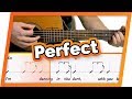 Perfect - Ed Sheeran - Play Along / Guitar Karaoke (Easy Chords)