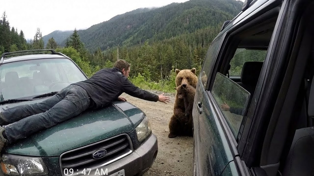 A crying bear brought her dying cub to this man, and the incredible happened! Story