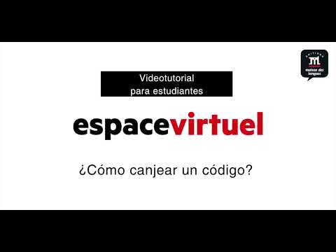 Espace virtuel - ¿Cómo canjear un código ?