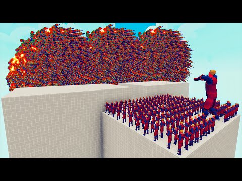 100x CAPTAIN AMERICA + 1x GIANT vs EVERY GOD - Totally Accurate Battle Simulator TABS