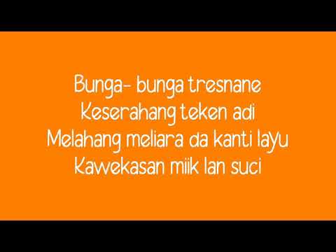 Lirik Lagu - BUNGA TRESNA - DEWI PRADEWI || Cover by BAGUS WIRATA