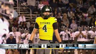 Friday Night Rivals - NCHSAA Football 2025 -  West Forsyth vs East Forsyth