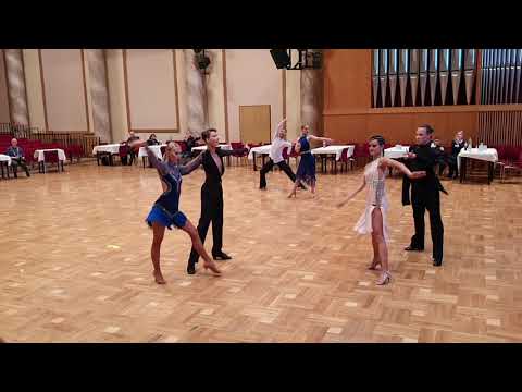 Kristián Kudláček & Sára Kudláčková Dospělí-B LAT Crystal Cup Ostrava