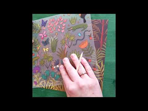 Satírozó matricás képkészítő - Djeco kreatív játék | okosjatek.hu