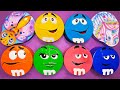 Oddly Satisfying Video 5 Minutes ASMR Sounds Of Mixing Rainbow M M S Candy In The Colorful Tins