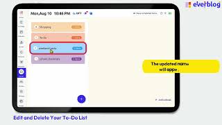 How to Use Everblog To-Do Lists | Complete Guide & Tutorial