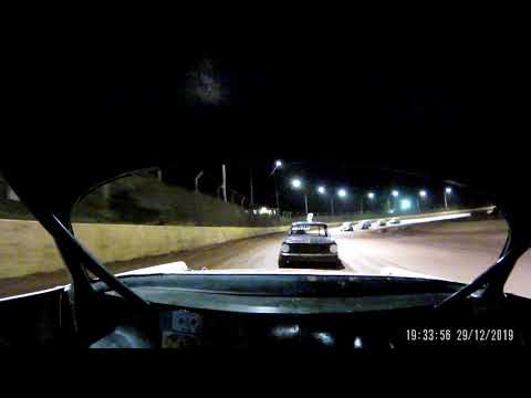 Maryborough Nostalgia Sedans, 29 December 2019 - Heat 3,  Barrie Tasker In Car Video