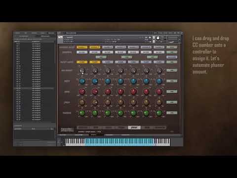 Sawmill guide: sequenced modulator, MIDI CC