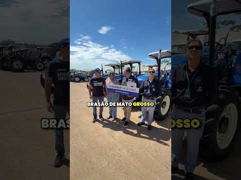 Fabinho entrega maquinário agrícola para Nortelândia-MT