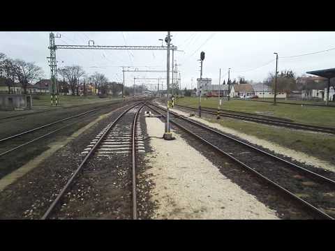 Departing Zalaegerszeg on the train to Rédics!