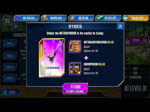 UNLOCK DIMORPHODON TO DAY | JURASSIC WORLD THE GAME