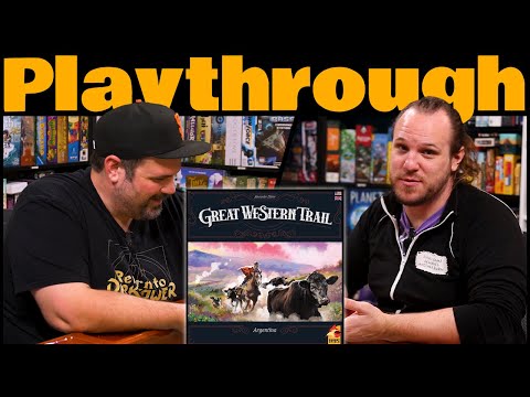 Great Western Trail Argentina Play Through | The Game Haus