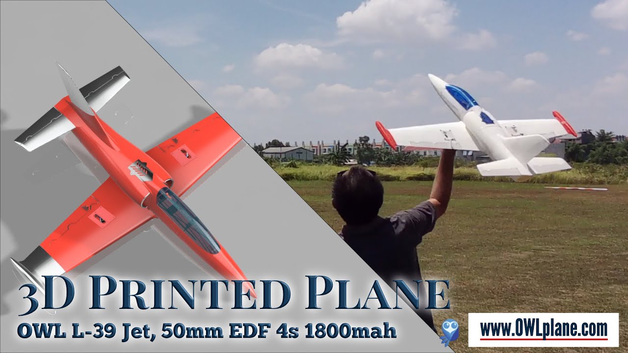 OWL L39 - semi scale 50mm EDF Jet (printed w/ LW-PLA or ePLA-LW), available early 2022.